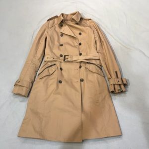 Zara tan trench coat